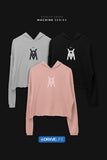 AM MACHINE Training Crop Hoodie