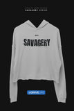SAVAGERY Crop Training Hoodie