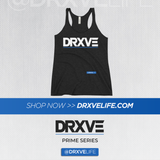 DRXVE CURVE - Women's Racerback Tank (Black & Grey)