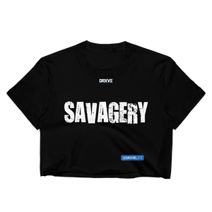 SAVAGERY META CROP - Women's Crop Top T-Shirt