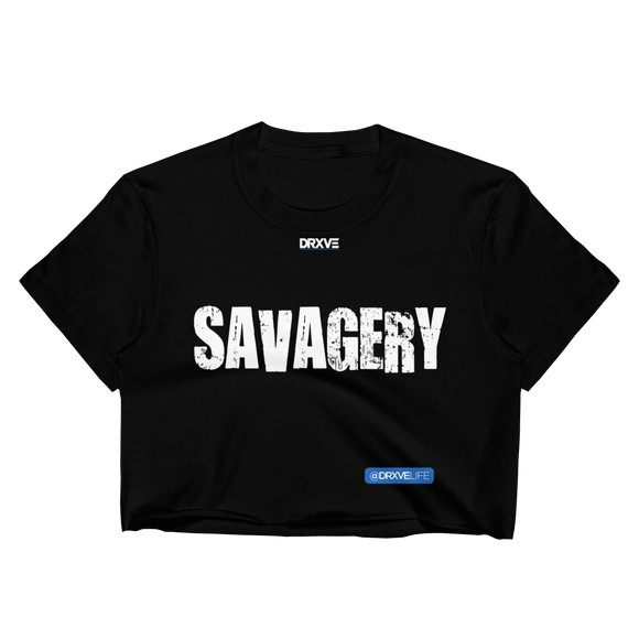 SAVAGERY META CROP - Women's Crop Top T-Shirt