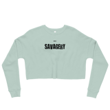 SAVAGERY Dark - DRXVE Crop Sweatshirt