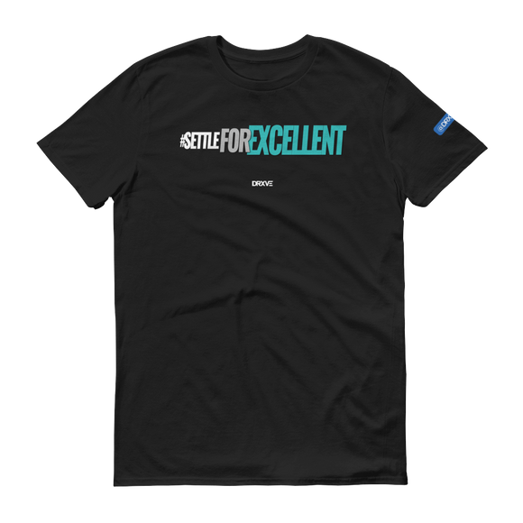 SETTLE FOR EXCELLENT v1 GREEN - Unisex Workout Shirt (Multiple Colors Available)